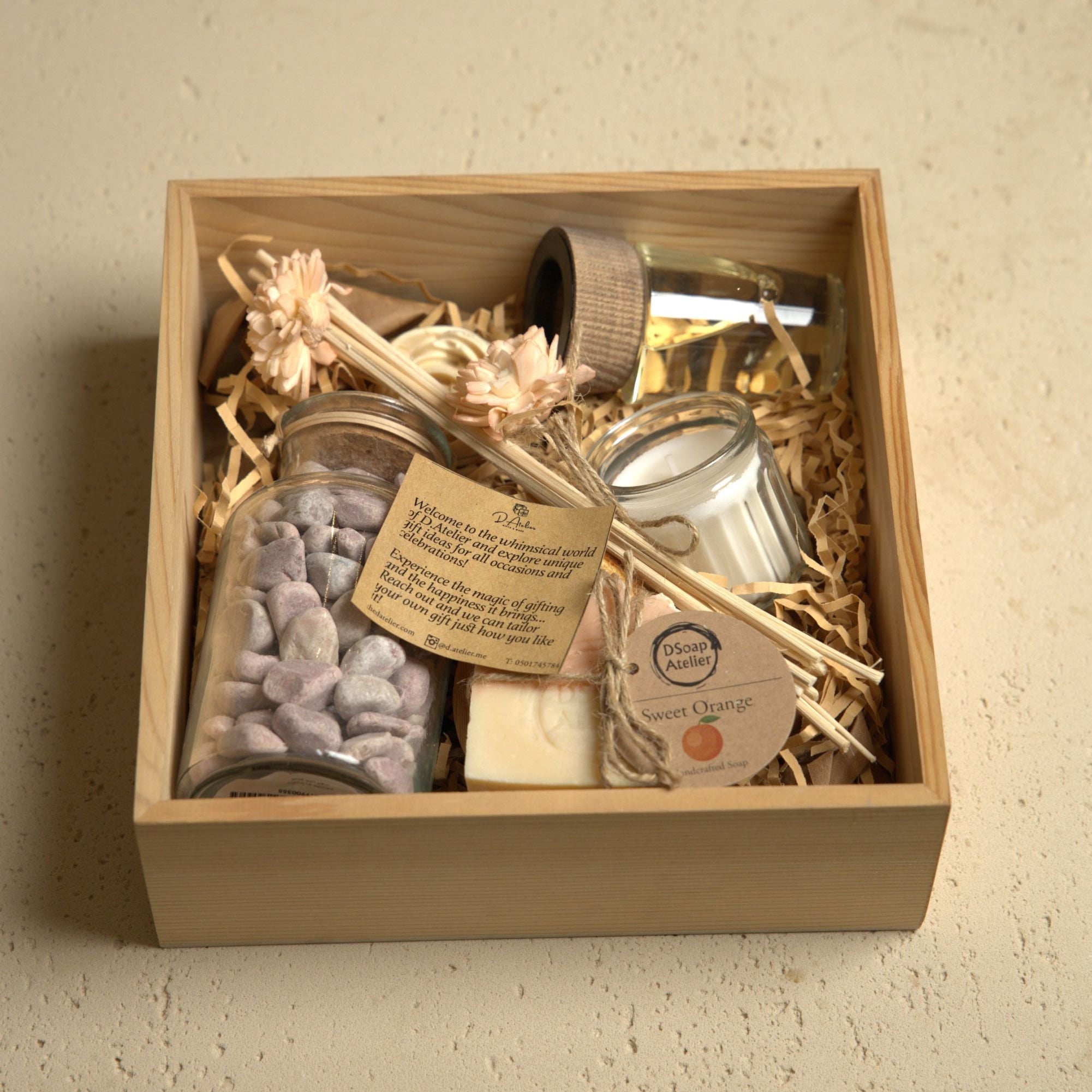 Bathroom Serenity Wooden Box — Spa‑Style Décor & Gift Set