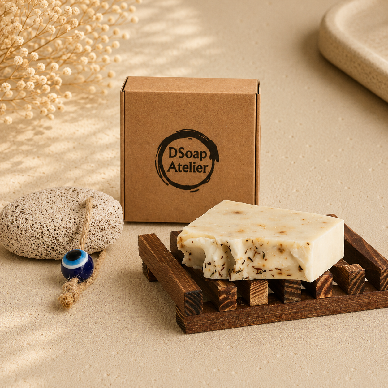 Thyme & Mint Natural Soap — Fresh & Herbal