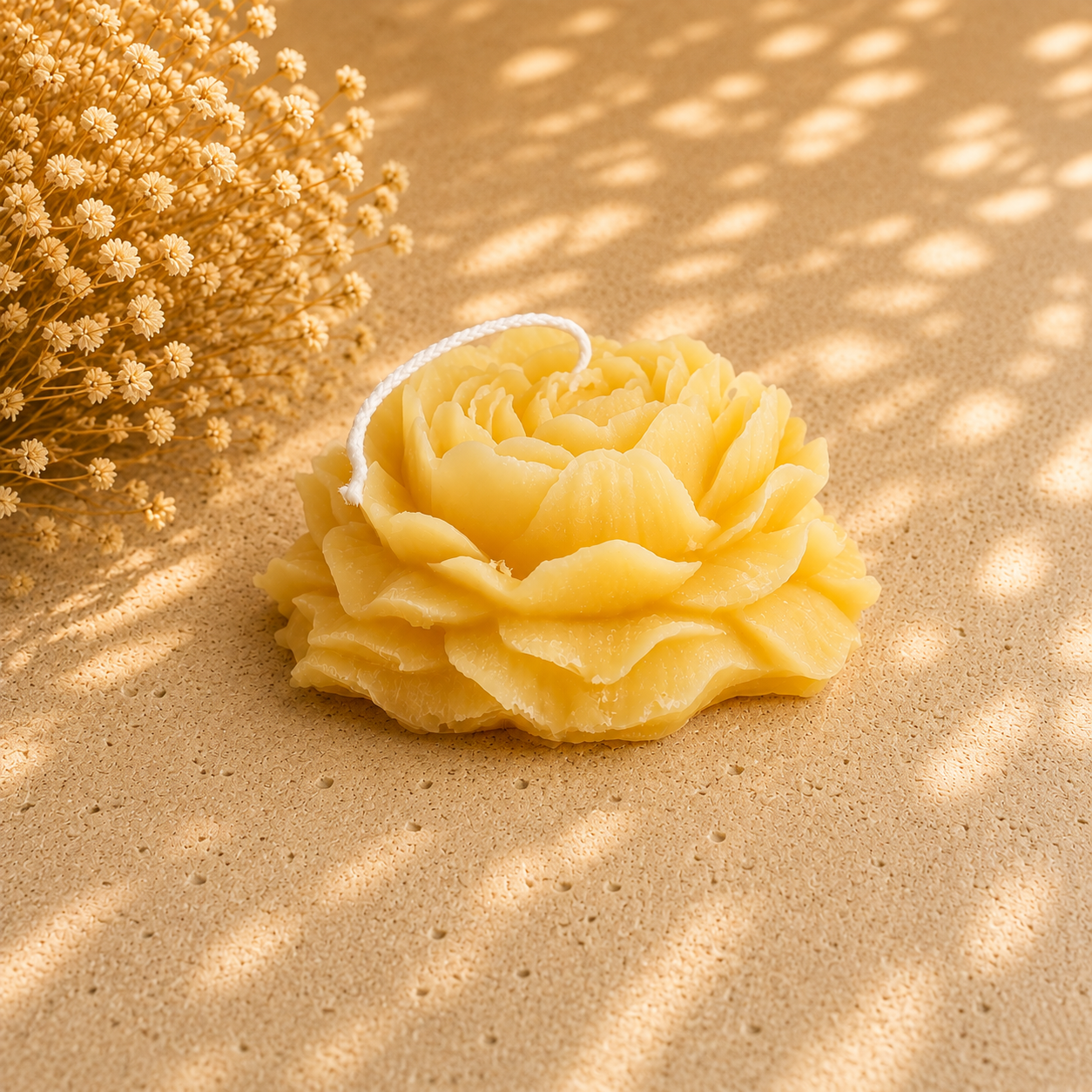 Flower candle