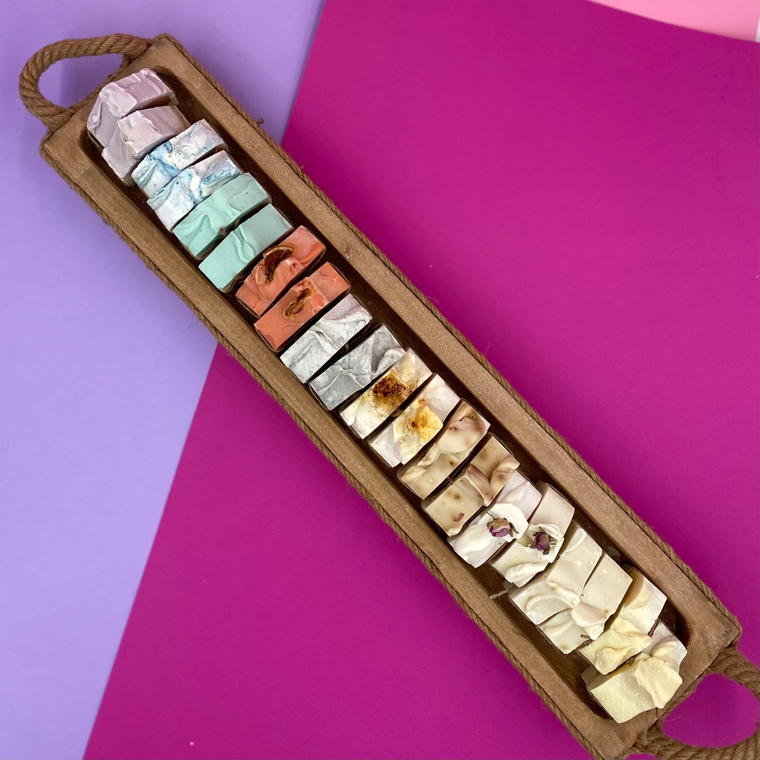 The Soap Haven- Handmade Natural Soap Gift Set – 20-Piece Collection