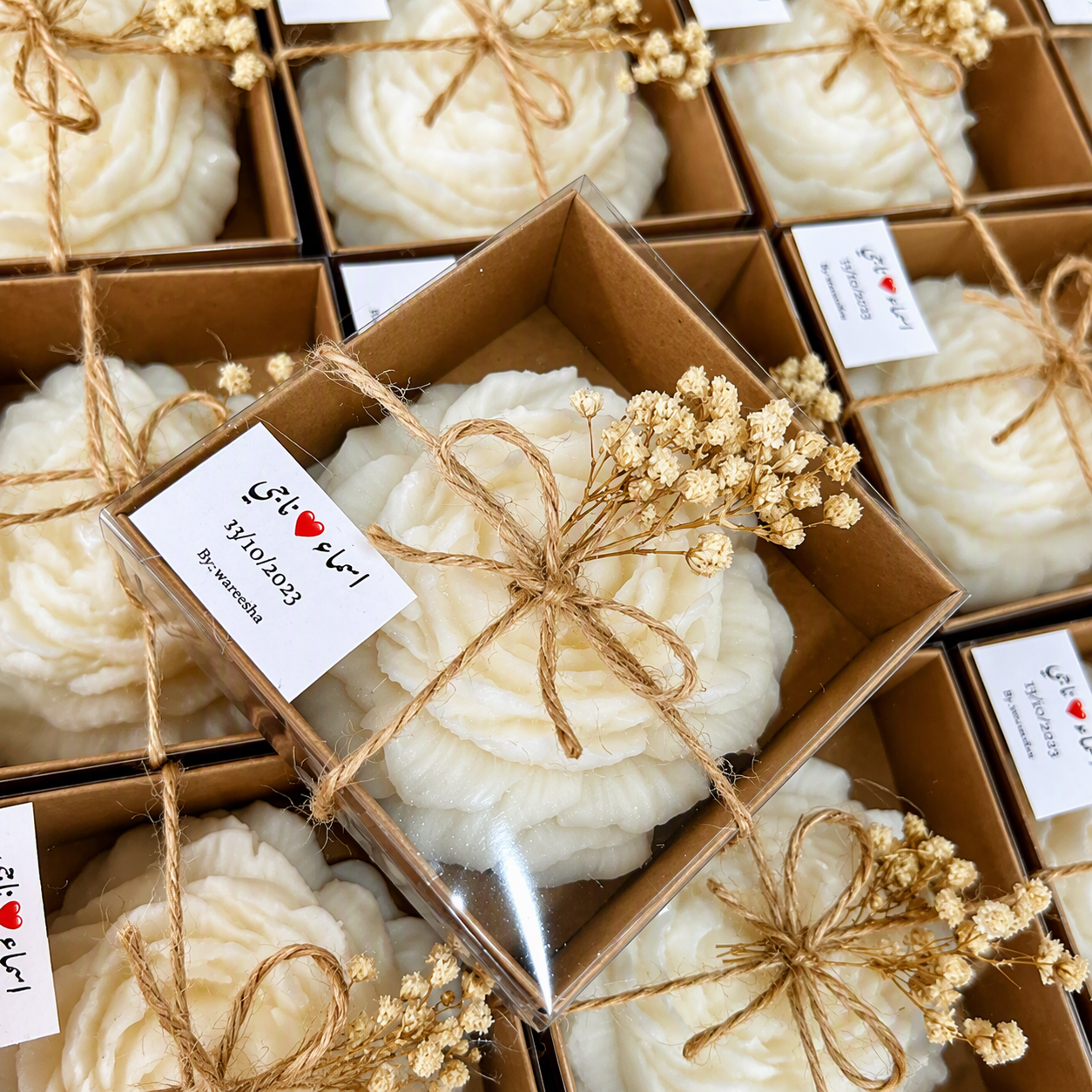 Flower Candle - Wedding Souvenir