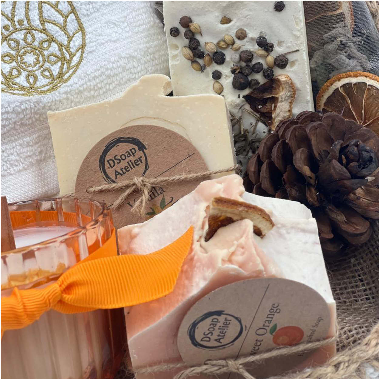 For the Love of Orange – Vibrant Housewarming Gift Basket