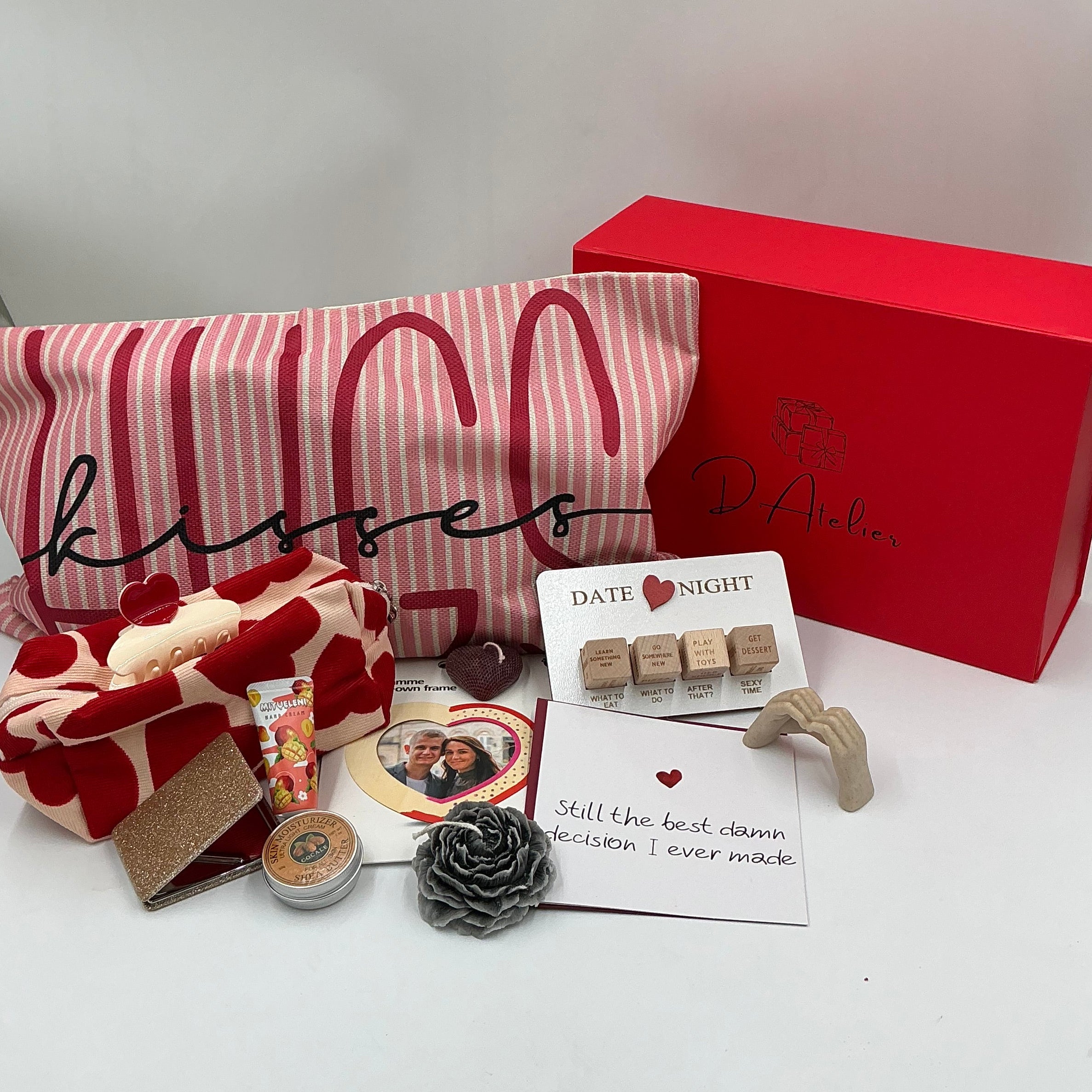 Hugs & Kisses Valentine’s Hamper — Romantic Gift Box for Her
