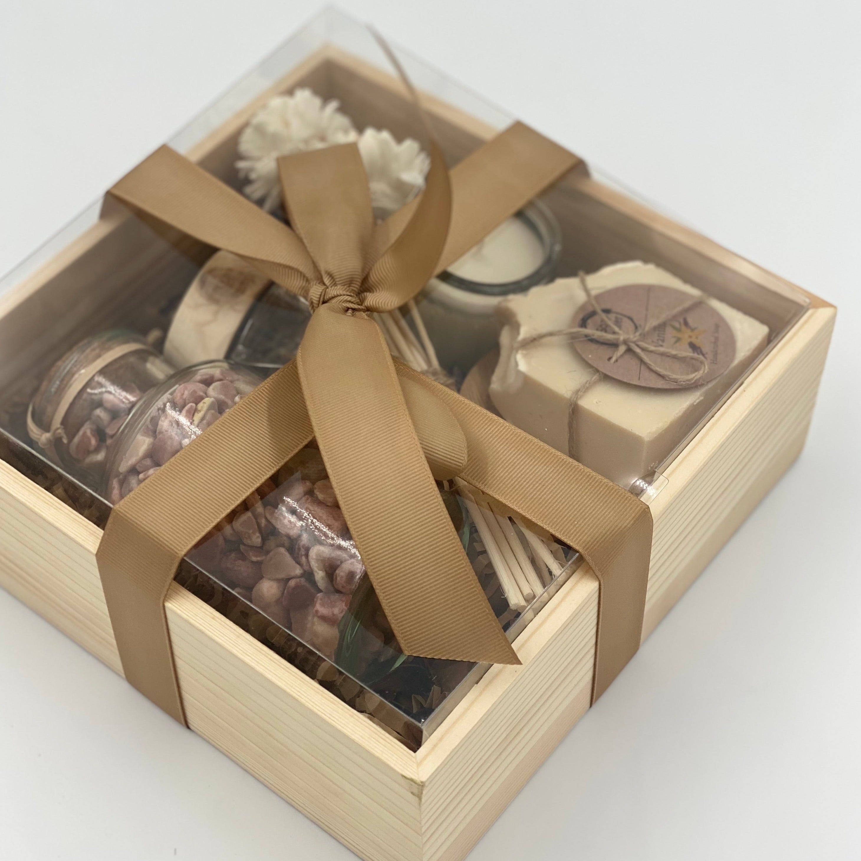 The Serene Set! Wooden Box Décor Set