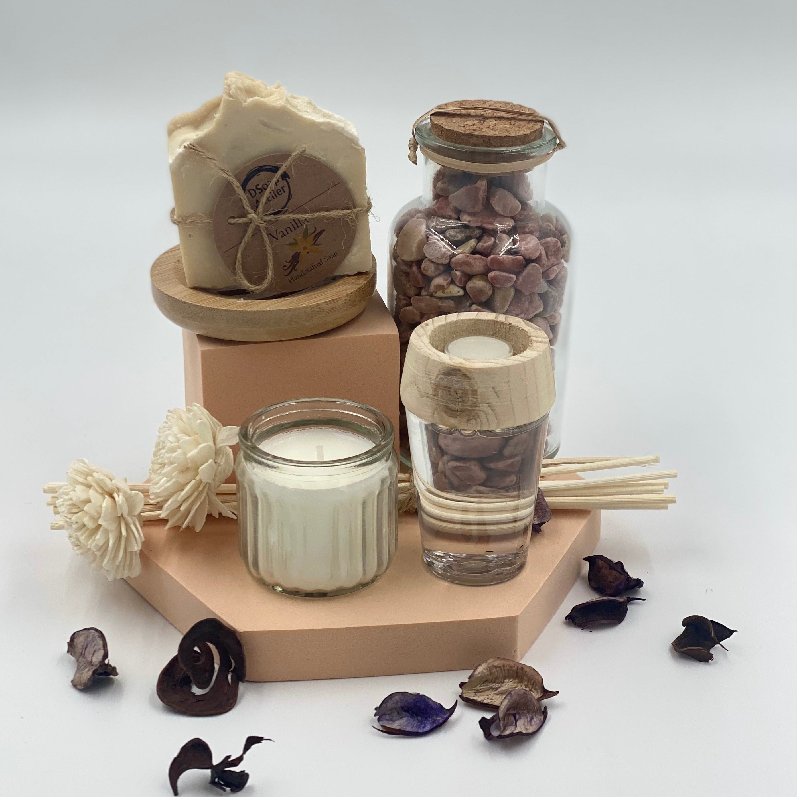 The Serene Set! Wooden Box Décor Set
