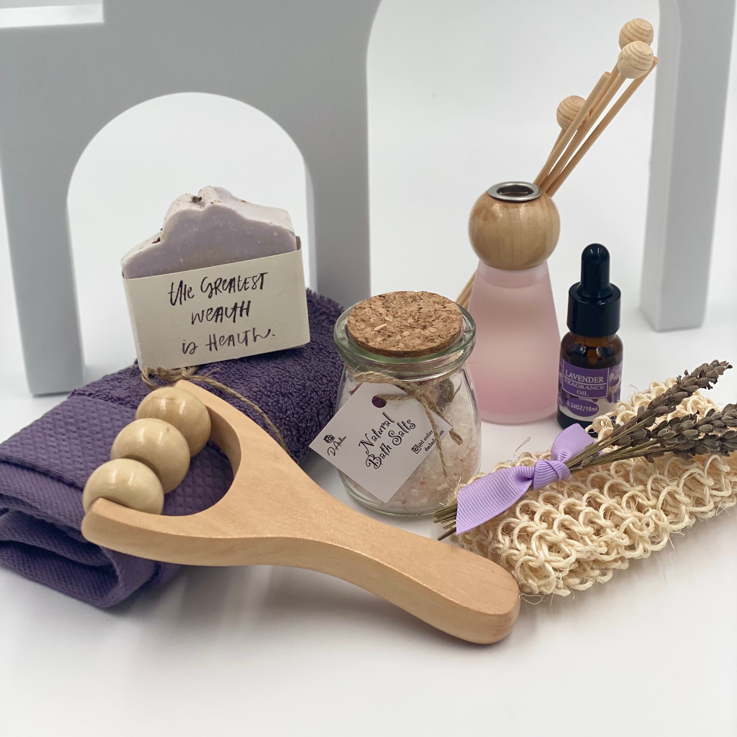 The Calming Kit – Lavender Spa Gift Set for Relaxation