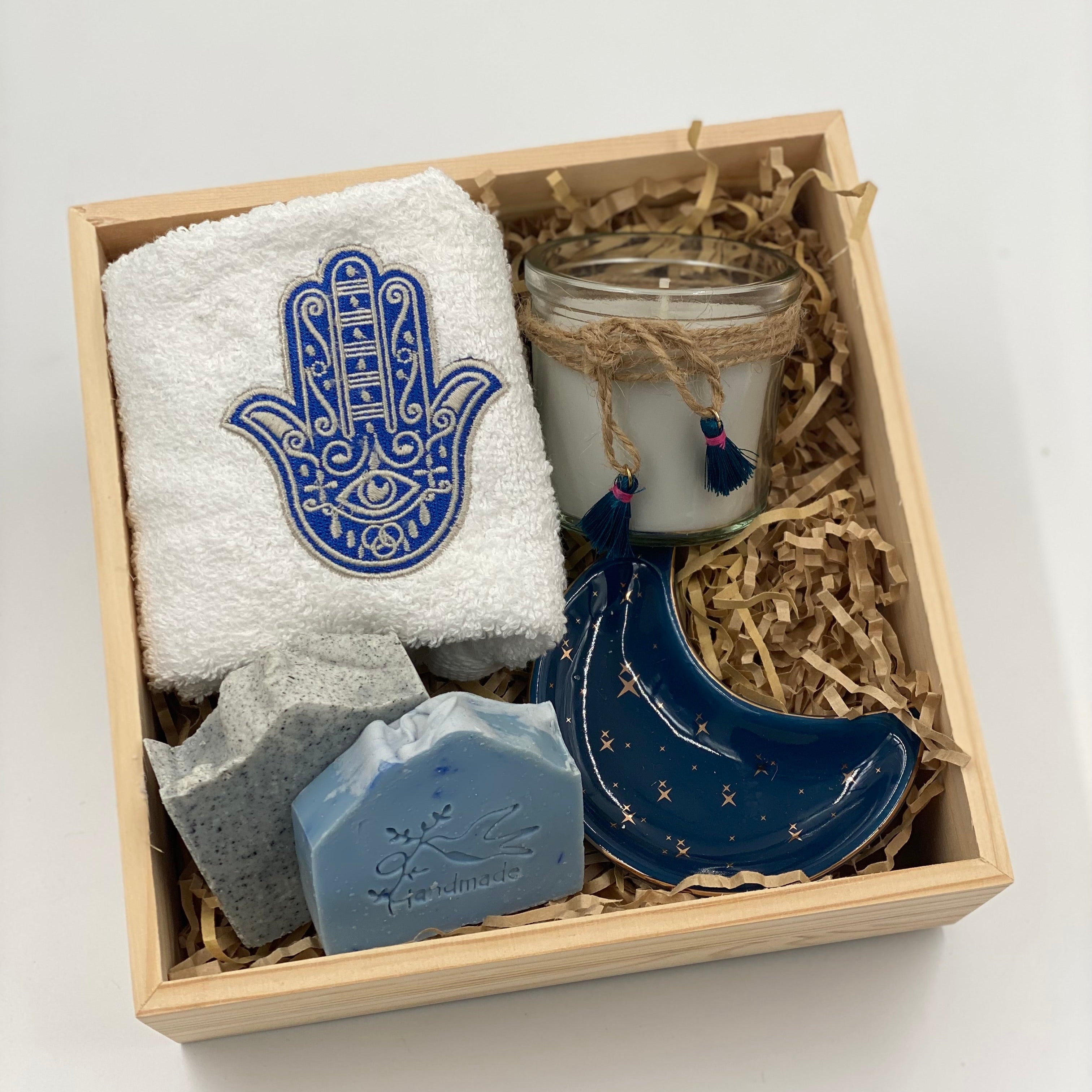 Blue Fatma Hand Gift Box