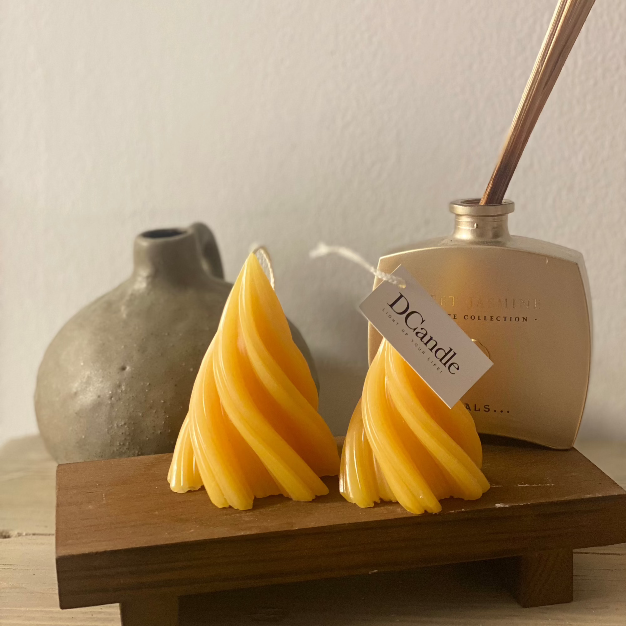 Swirly Handmade Candle Set