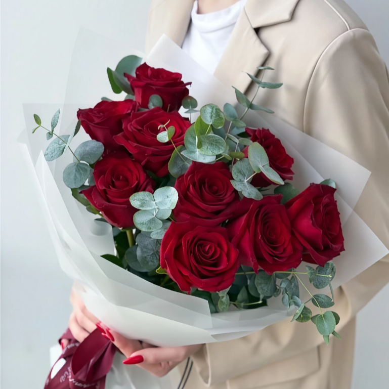 Red Roses Bouquet - From UAE to Amman