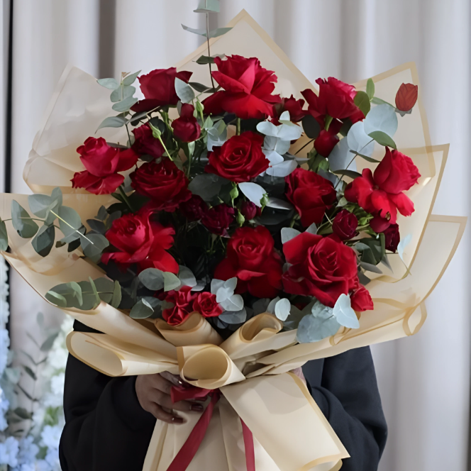 Grand Roses Bouquet - From UAE to Amman