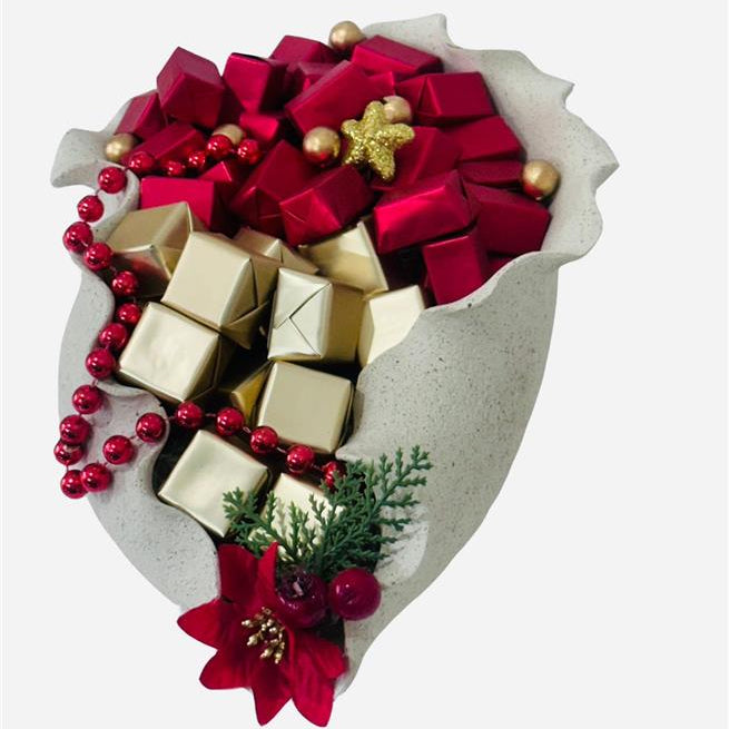 Christmas Red and Gold arrangement