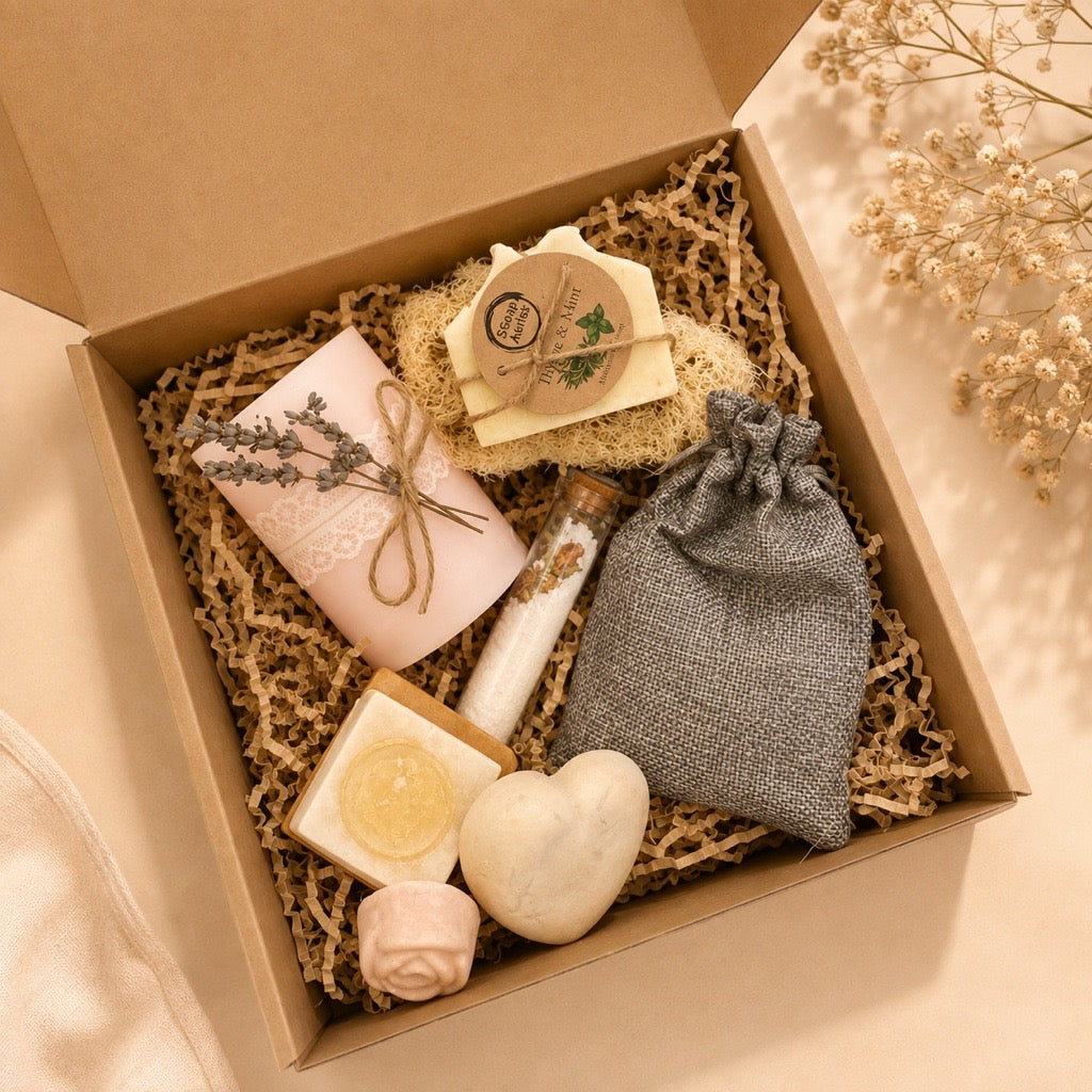 Sweet & Tender Gift Box — Natural Spa & Bath Gift Set