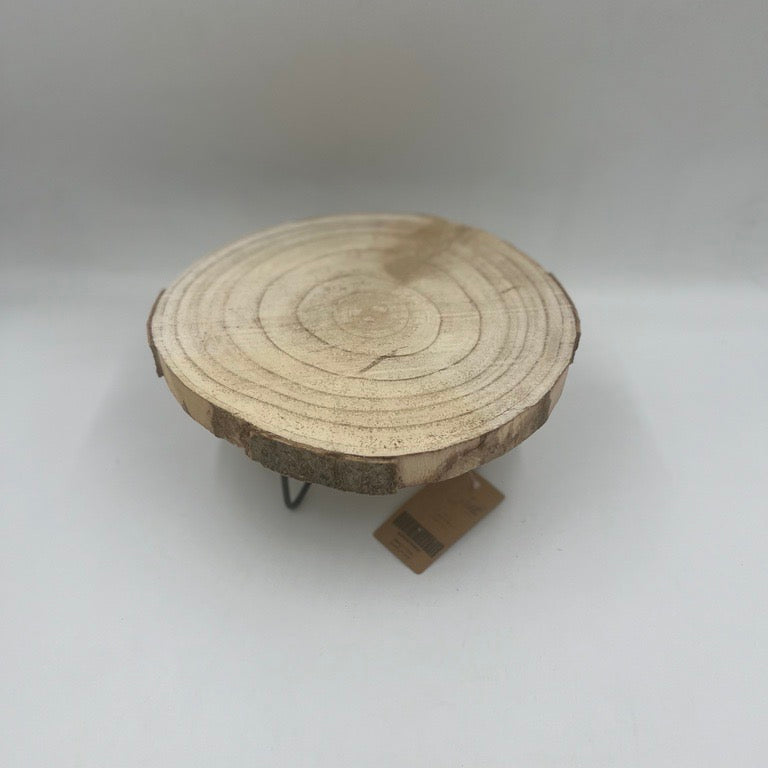 Wooden Round Stand - Tray