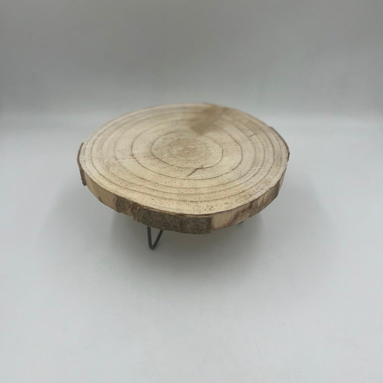 Wooden Round Stand - Tray