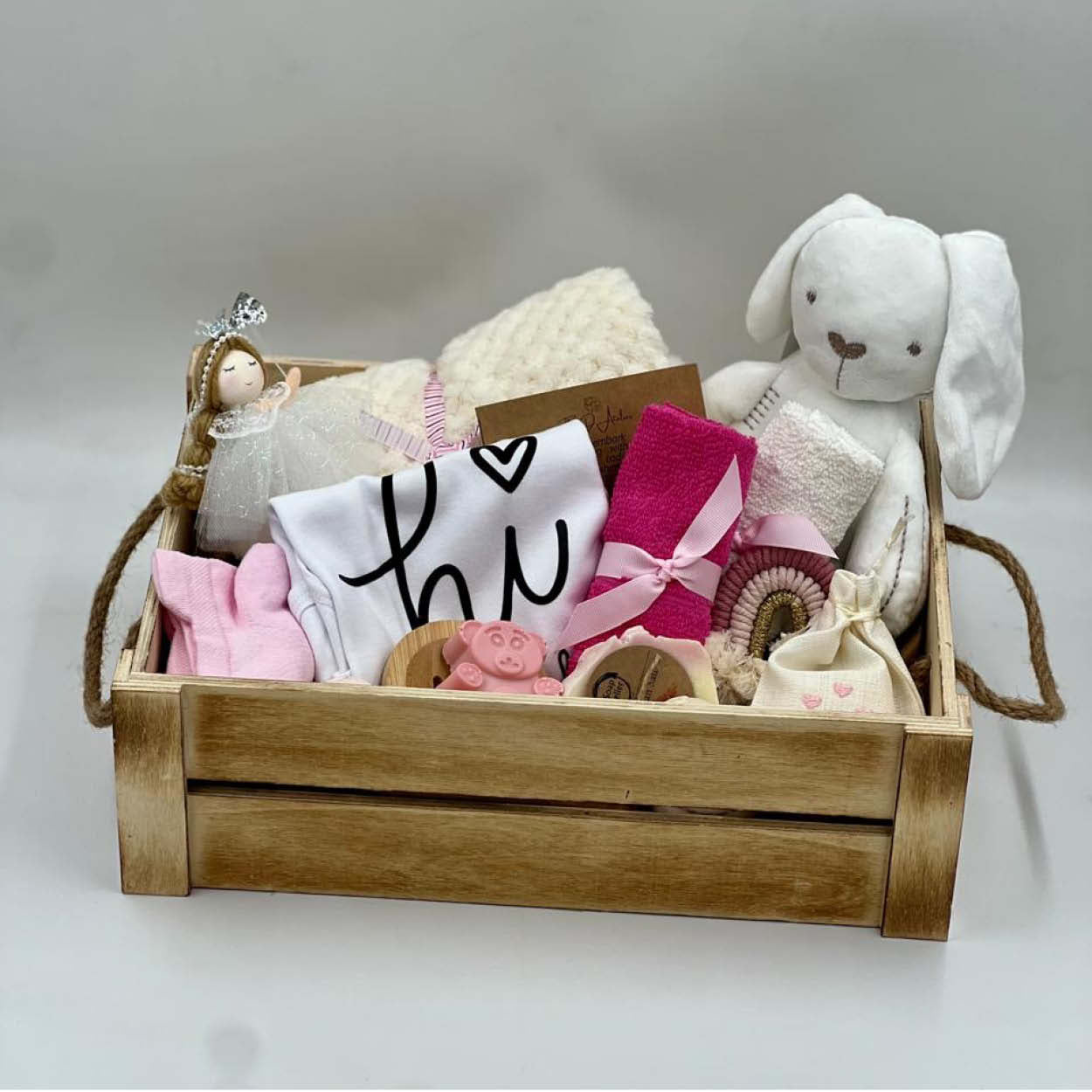 It's a Girl! Welcome Baby Girl Gift Basket