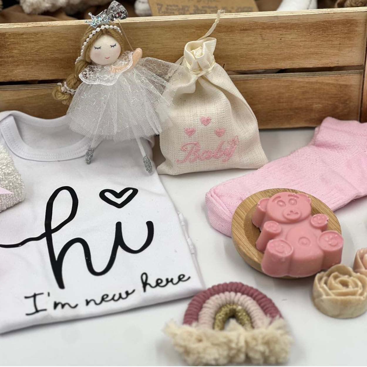 It's a Girl! Welcome Baby Girl Gift Basket