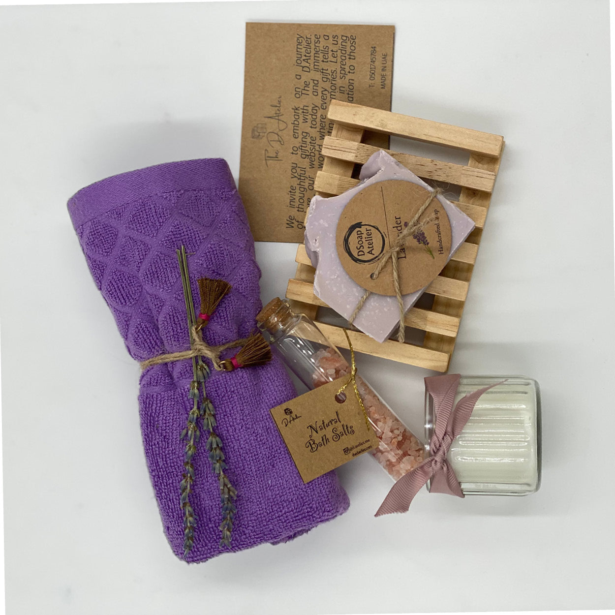 Lavender Bath Set Box – Ultimate Relaxation at Home
