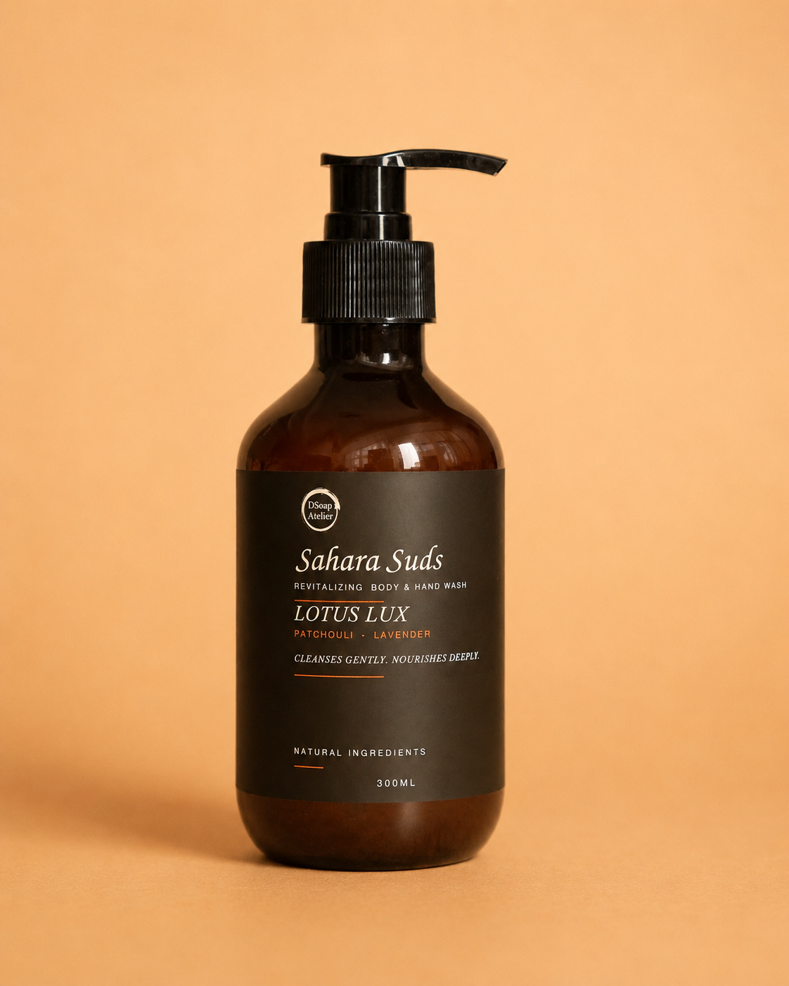 Sahara Suds — Lotus Lux Natural Liquid Soap by D.Soap Atelier (300 ML)