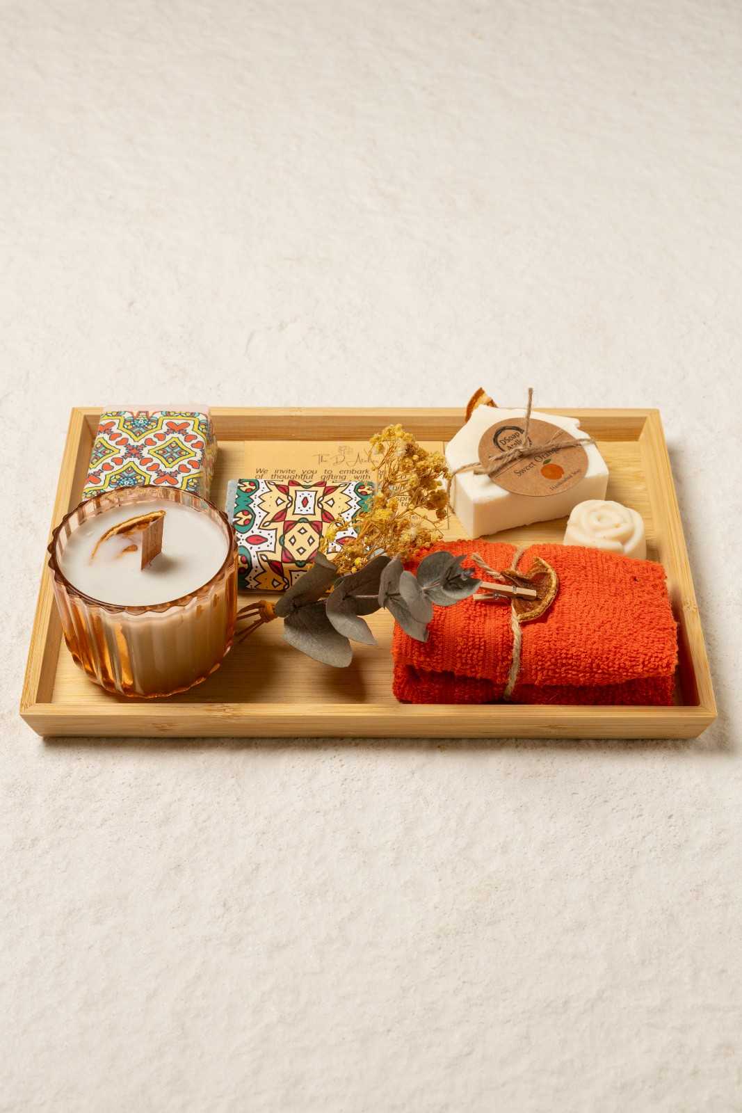 Oriental Orange - Stylish Housewarming Gift Tray