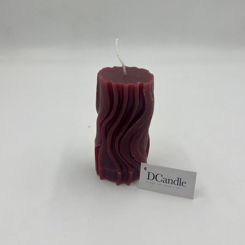 Swirly Candle Pillar – Medium