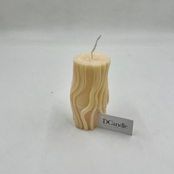 Swirly Candle Pillar – Medium