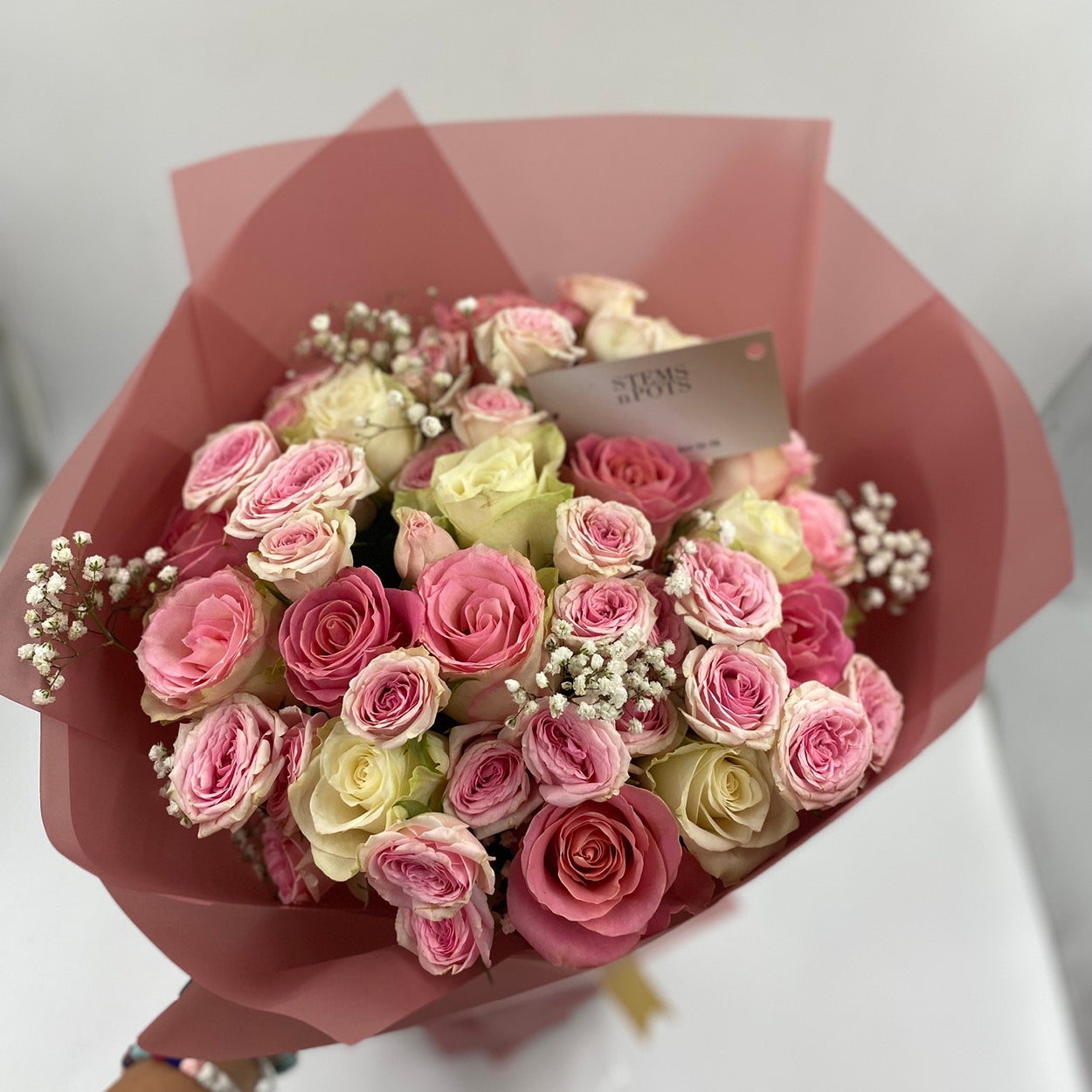 Stunning Pink Birthday Bouquet – A Gift of Love & Elegance