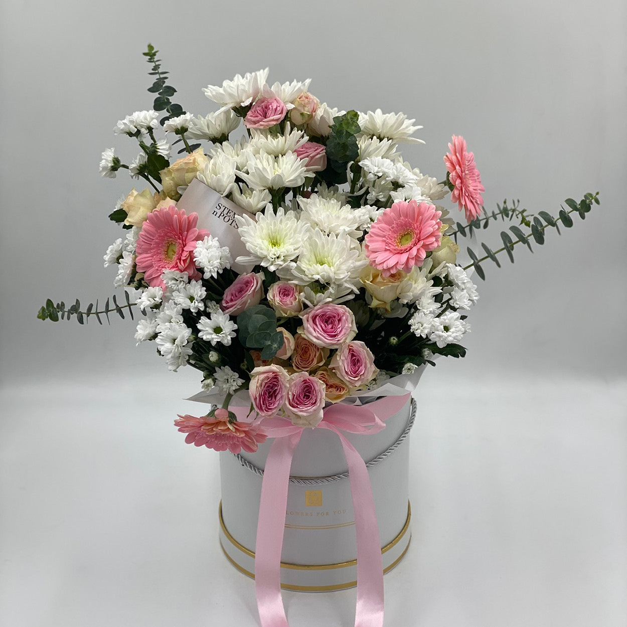 Pink & White Bouquet – Thoughtful Get Well Soon Gift