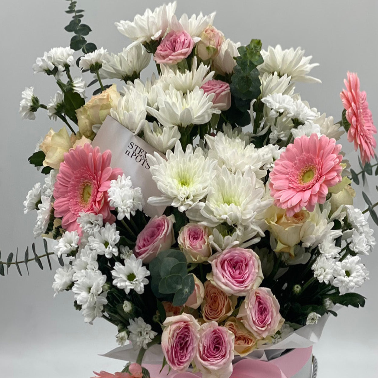 Pink & White Bouquet – Thoughtful Get Well Soon Gift
