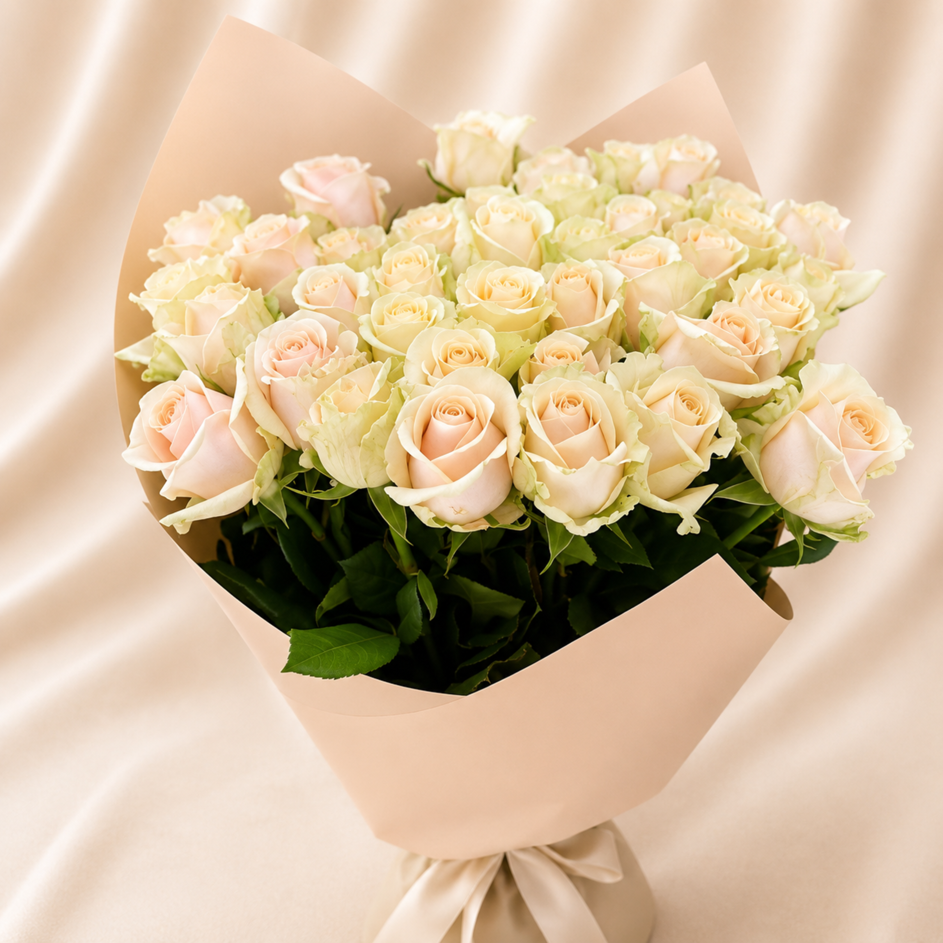 Pink Roses Bouquet - From UAE to Amman - Jordan - With Love