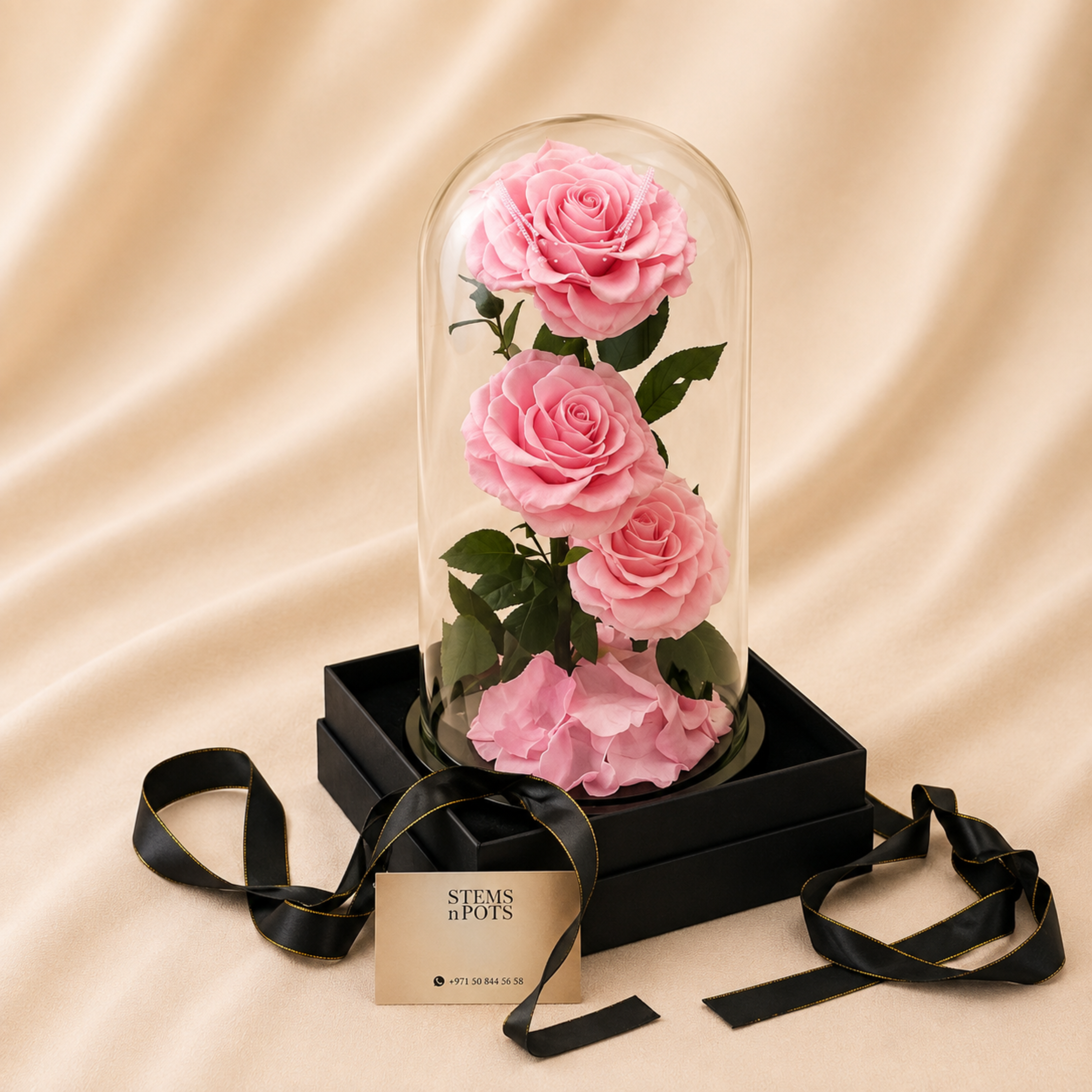 Pink Endless Roses Bouquet – Everlasting Beauty, Timeless Love