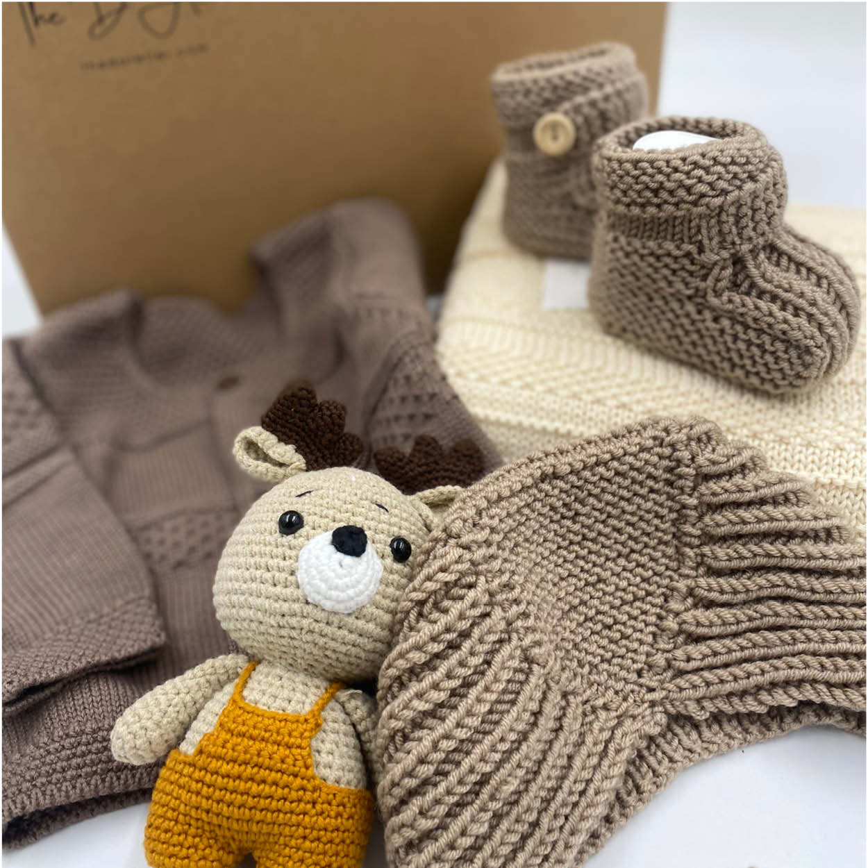 You're Loved Baby! – Luxurious Wool Newborn Gift Set