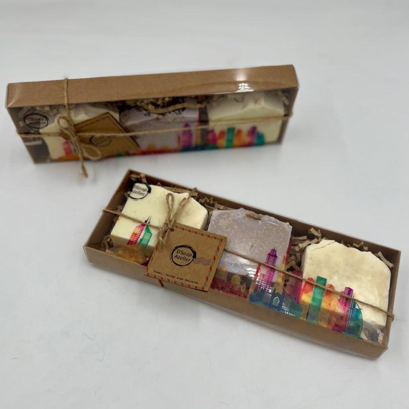 Handmade Natural Soap Gift Box – from UAE with Love