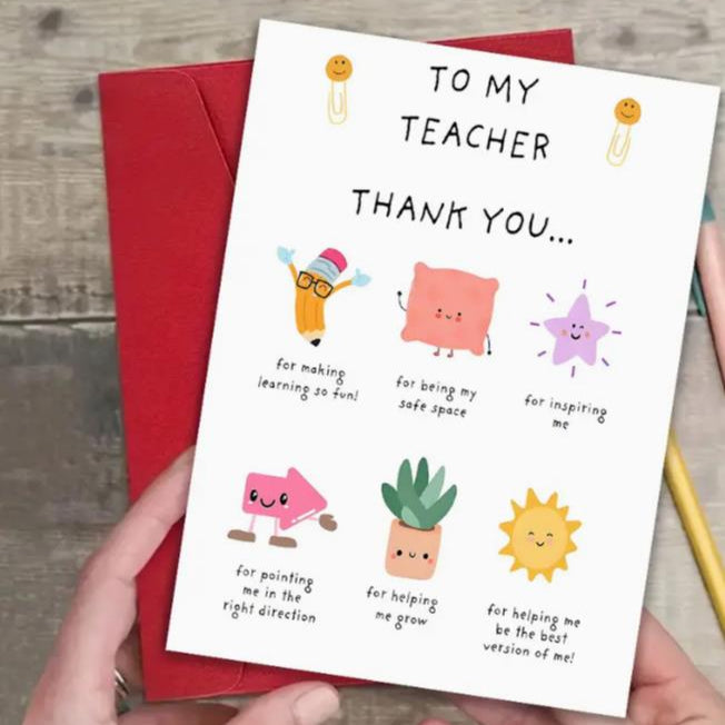 Thank You Cards for Teachers