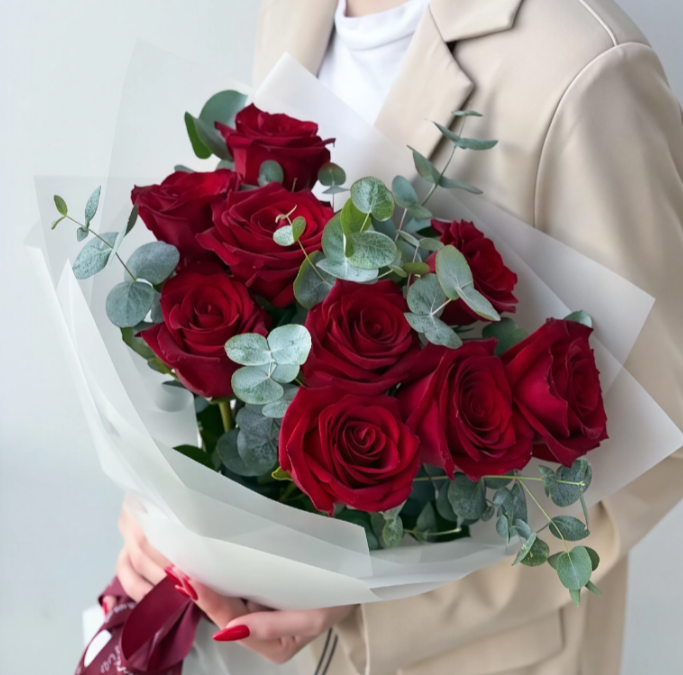 Red Roses Bouquet - From UAE to Amman