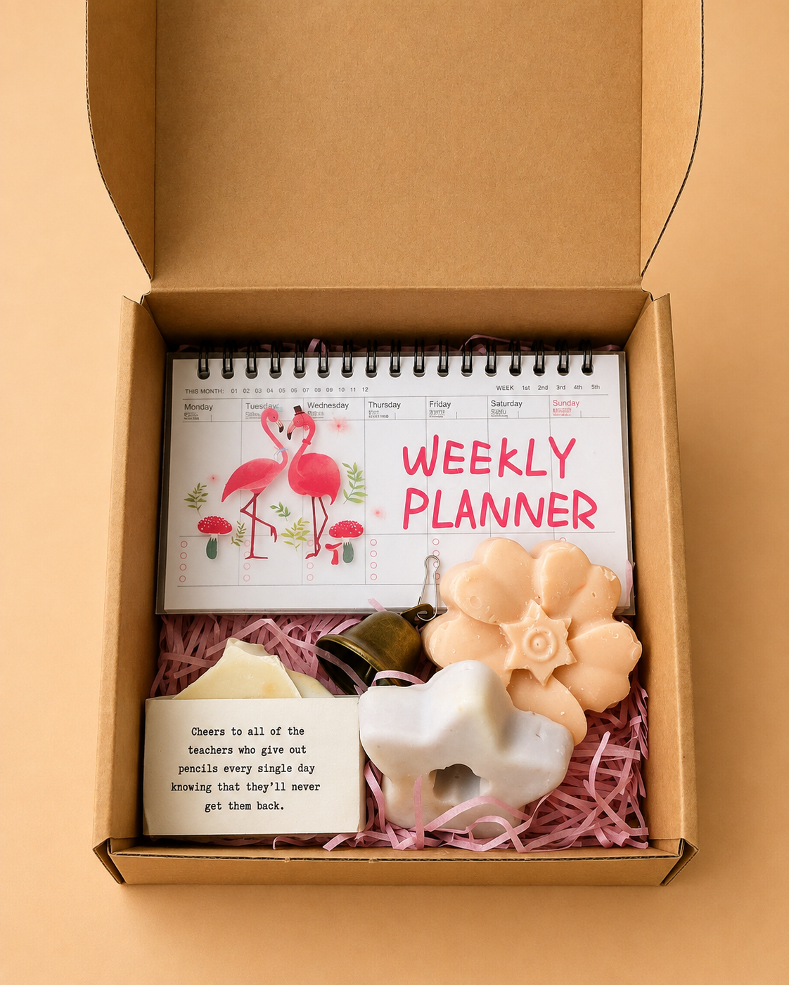 Weekly Planner & Appreciation Soaps — Teacher Essentials Gift Set