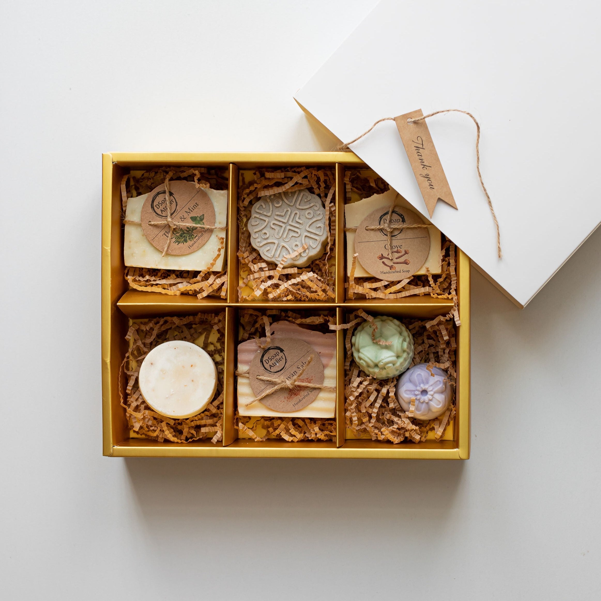 Golden Medley Handmade Natural Soap Box!