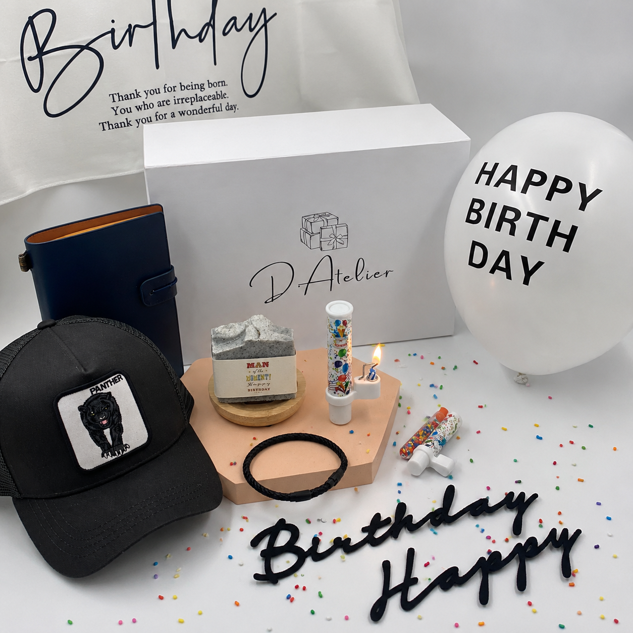 Birthday Box for Him — Stylish Birthday Gift Set