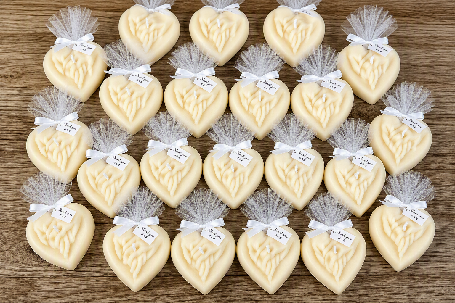 Wedding Souvenirs - Couple Hands - Candles