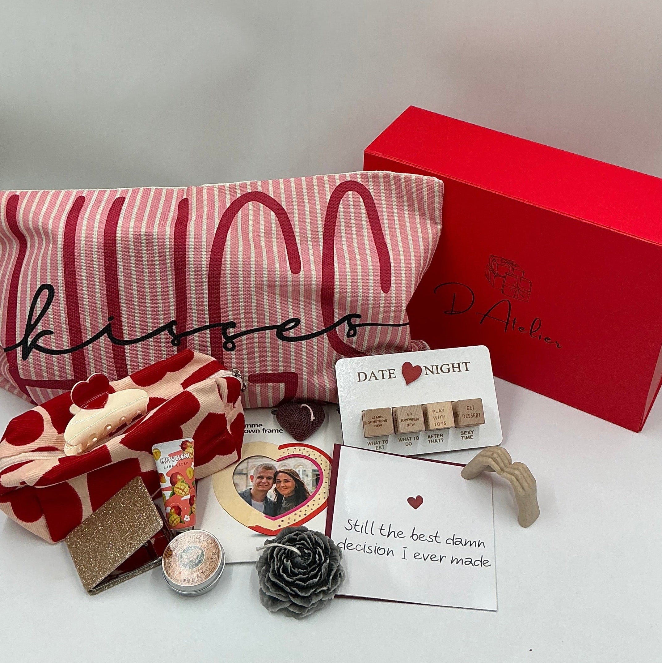 Hugs & Kisses Valentine’s Hamper — Romantic Gift Box for Her