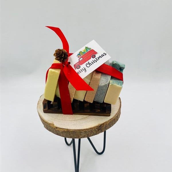 Elevate your skincare routine with our Natural Handmade Soap Sampler Box – a premium collection of handcrafted soaps made with pure, natural ingredients. Each bar is designed to gently cleanse, hydrate, and nourish your skin while delivering a unique aromatic experience.

What’s Inside:

A curated selection of our best-selling natural handmade soaps