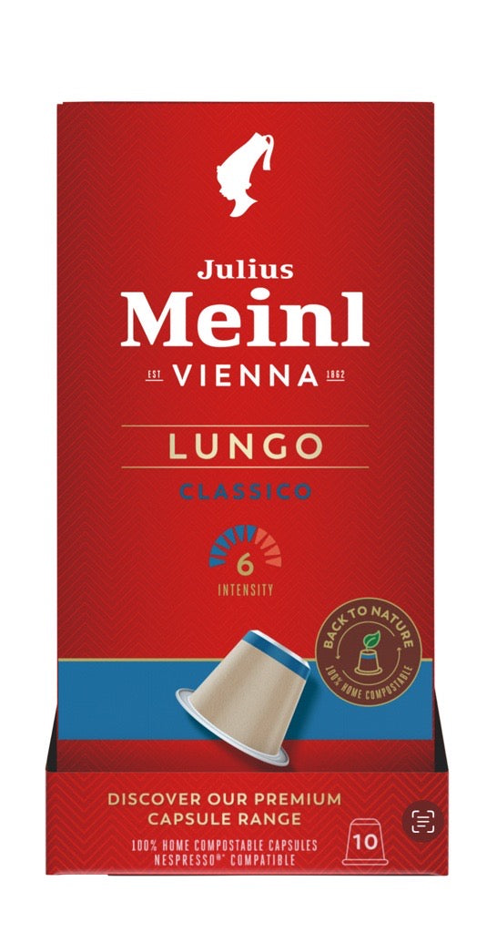 Coffee Capsules Machine: Barista quality coffee Julius Meinl (FREE - 3 types of espresso capsules packs)