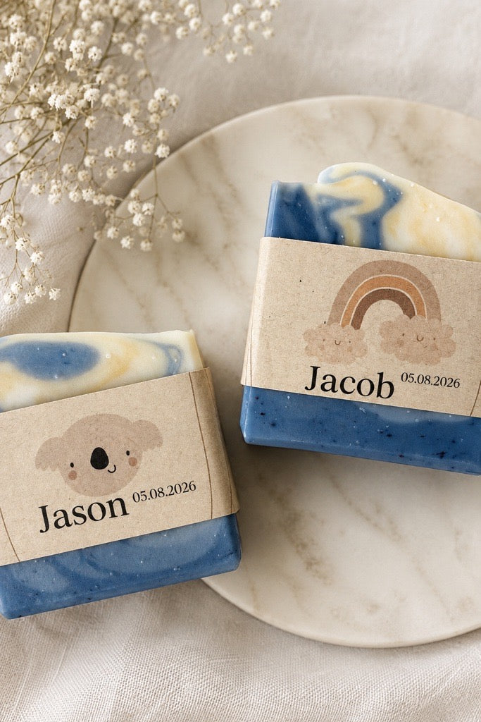Personalized Handmade Soap Favors | Baby Shower, Baptism & Birthday Gifts