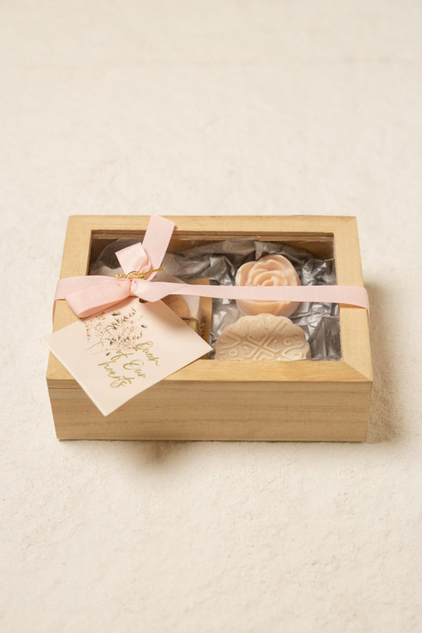 Soft as a feather —  Mother’s Day Spa Gift Box — Handmade Soaps & Bath Salts