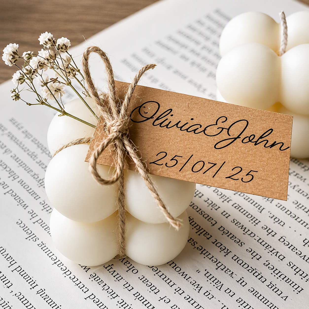 Wedding Souvenirs - Bubble Candle