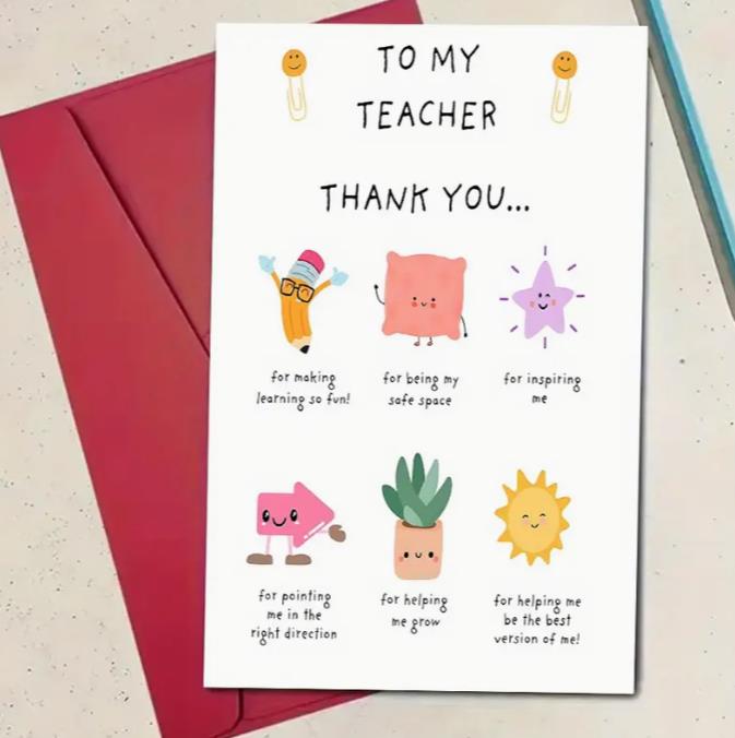 Thank You Cards for Teachers