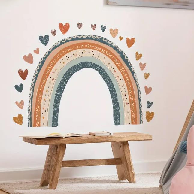 Cartoon Rainbow Love Stickers
