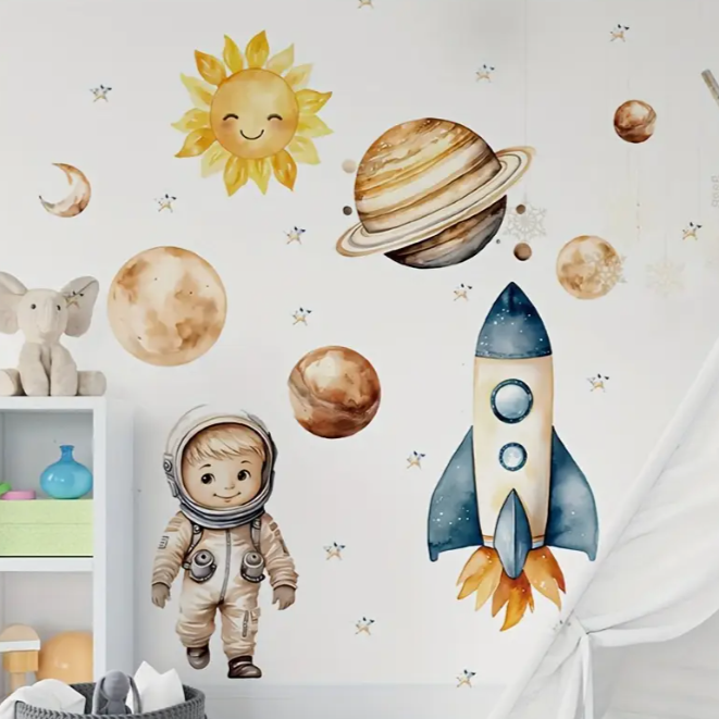 Space Adventure Wall Decor - Astronaut
