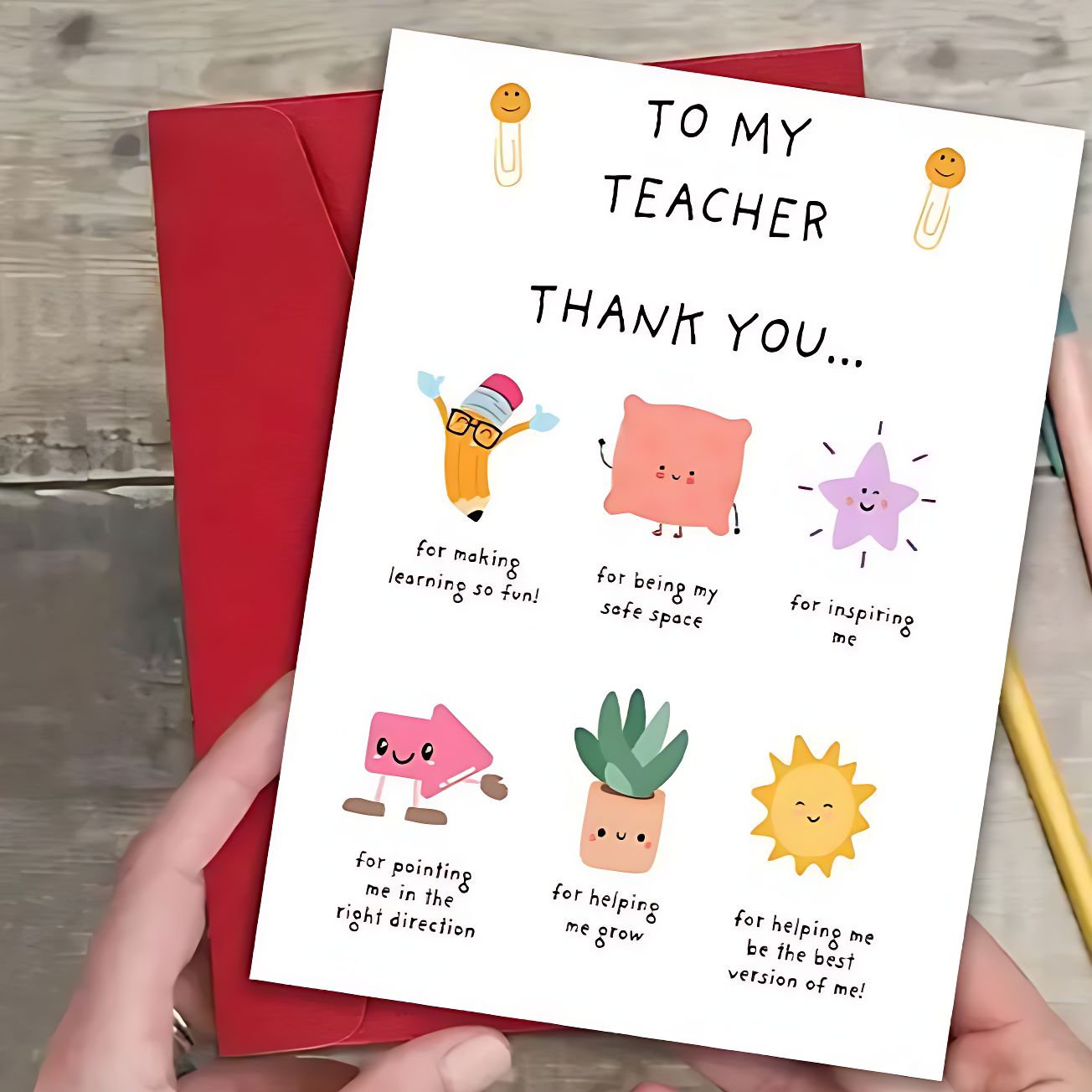 Thank You Cards for Teachers