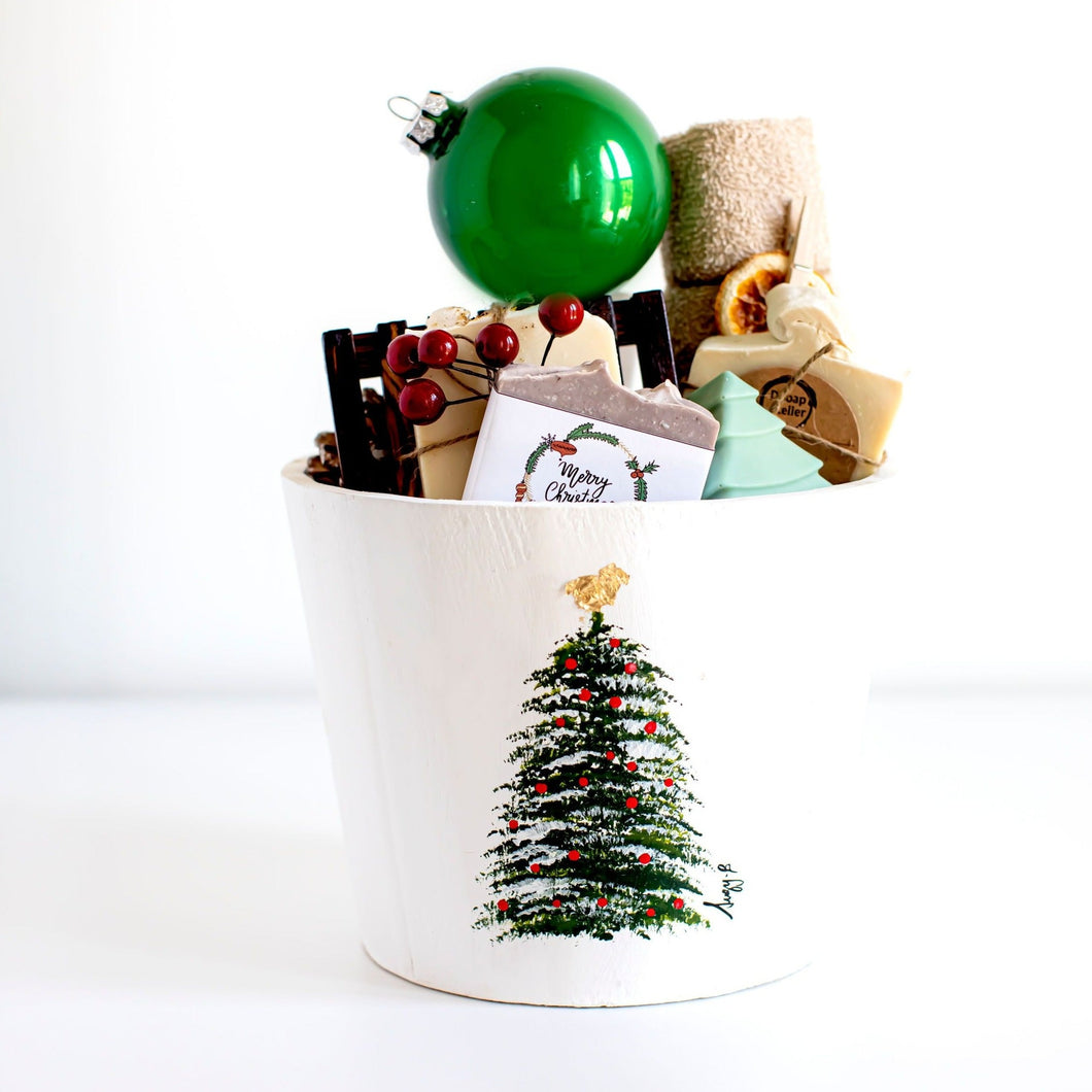 Christmas Tree Bucket by Suzy B.