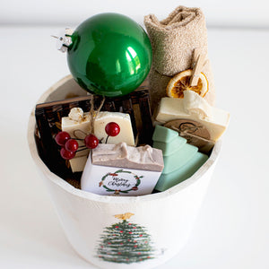 Christmas Tree Bucket by Suzy B.
